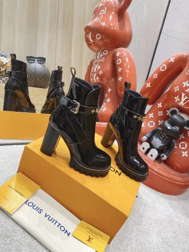 Louis Vuitton Women Shoes Boots Luxury Brand STAR TRAIL ANKLE BOOT 1A94NS with Original Box