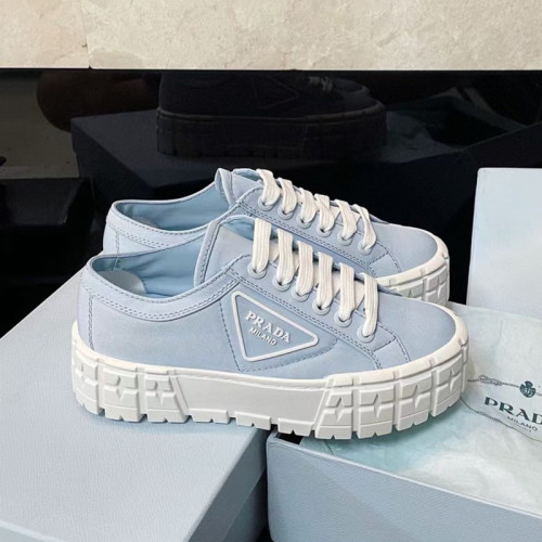 Prada Womens Shoes Sneakers Lace-Up Luxury Brand Fashion Sneakers for Women with Original Box