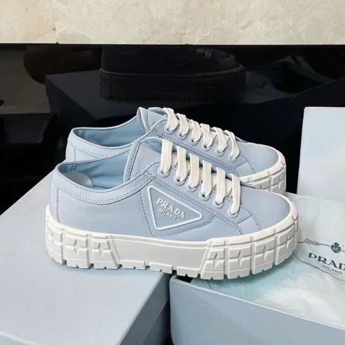 Prada Womens Shoes Sneakers Lace-Up Luxury Brand Fashion Sneakers for Women with Original Box
