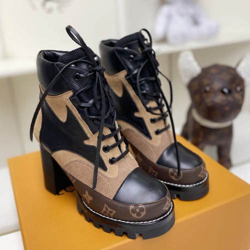 Louis Vuitton Women Shoes Boots Luxury Brand STAR TRAIL ANKLE BOOT 1A86OF
