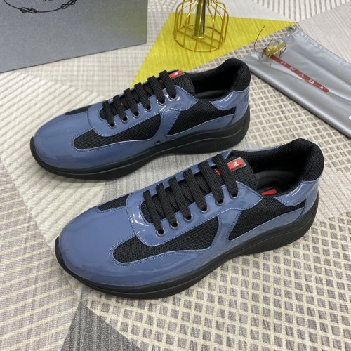 Prada Mens Shoes Sneakers Casual Shoes for Men Luxury Brand Breathable Fashion Sneakers with Original Box