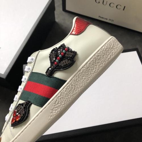 Gucci Men Shoes Sneakers Luxury Brand Men's Ace embroidered sneaker 454551 02JP0 9064 with Original Box
