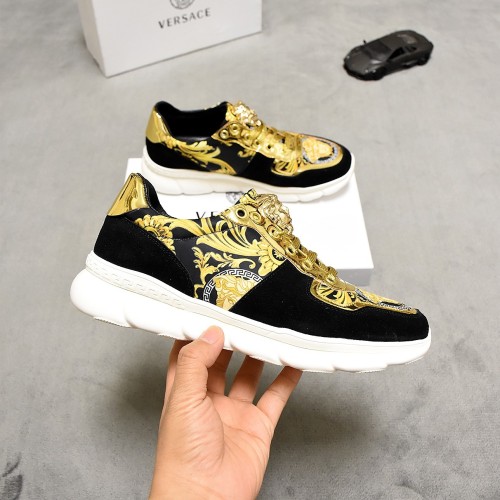Versace Men Shoes Sneakers Fashion Design Luxury Brand
