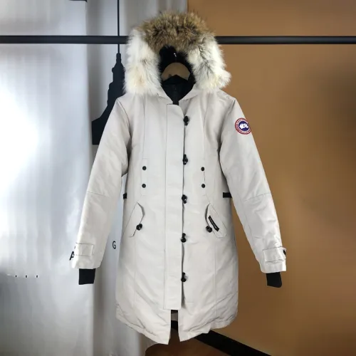 Canada Goose Langford Mens Winter Windprood Down Jackets Keep Warm 80% White Duck Down