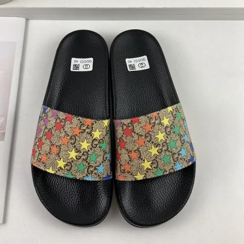 Gucci Mens Shoes Sandals Slides Slippers Luxury Brand Thick Sole Design with Original Box