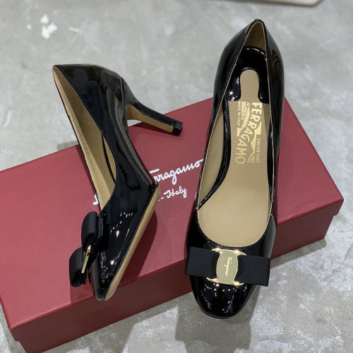 Salvatore Ferragamo Womens Shoes Pumps Luxury Brand Fashion Shoes For Wedding or Party with Original box 7cm Heel