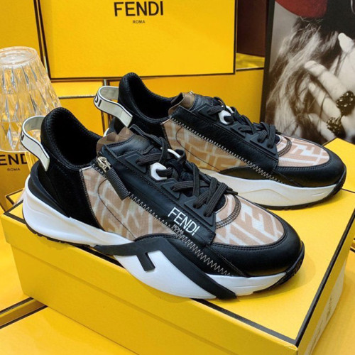 Fendi Mens Shoes Fashion Sneakers Luxury Brand Casual Fendi Flow Low-Top Sneakers Shoes for Men with Original Box