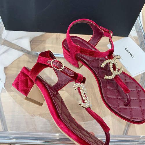Chanel Womens Shoes Sandals Luxury Brand Sandals for Women with Original Box