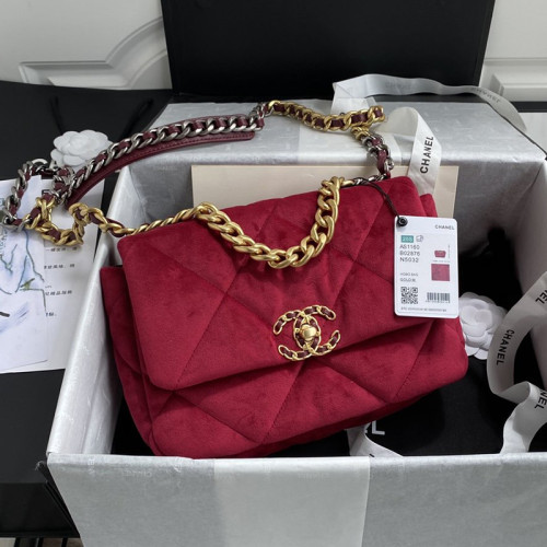Chanel Womens Bags Luxury Brand Chanel 19 Large Flap Bag Shoulder Bags