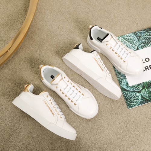 Dolce&Gabbana Womens Mens Shoes Fashion Sneakers Luxury Brand Calfskin Nappa Portofino Sneakers With Lettering CK0159AH50689662