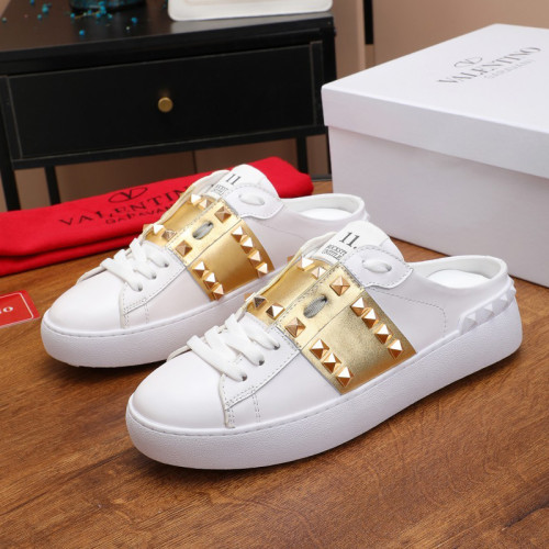 Valentino Womens Shoes Fashion Design Luxury Brand OPEN SNEAKER WITH VLTN PRINT with Original Box WY0S0830BLUA01