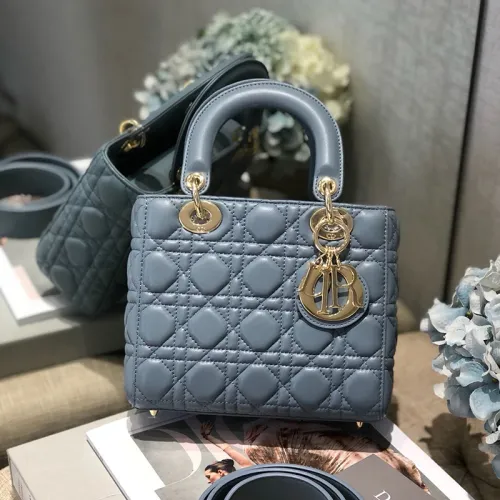 Dior Womens Bags Handbags Luxury Fashion LADY DIOR D-LITE BAG with Original Box