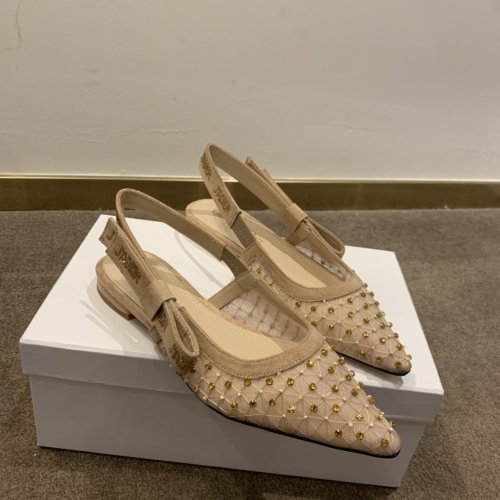 Dior Womens Shoes J'Adior Slingback Ballerina Flat 1.5CM