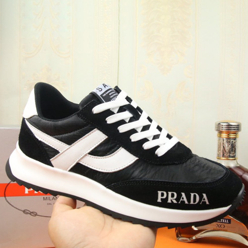 Prada Mens Shoes Sneakers Casual Shoes for Men Luxury Brand Breathable Fashion Sneakers with Original Box
