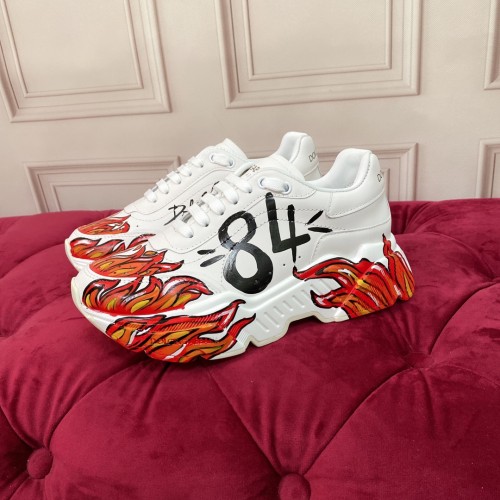 Dolce&Gabbana Womens Shoes Sneakers Luxury Brand Mixed-material Daymaster sneakers with DG logo CS1941AQ7098B706