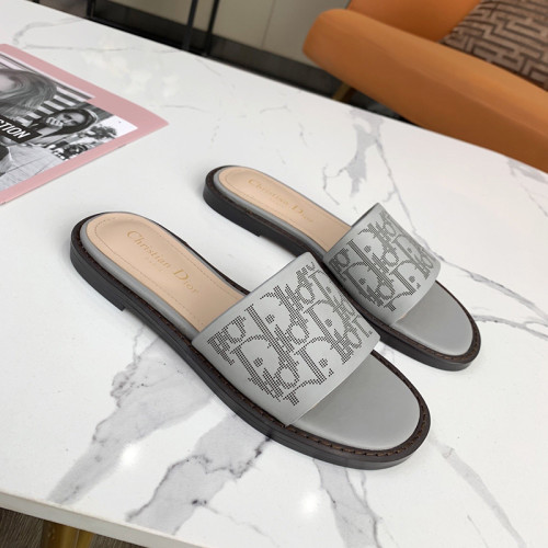 Dior Womens Shoes Slide Flat Sandals
