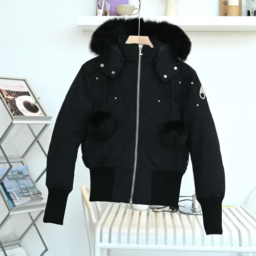 Moose Knuckles Design Womens Winter Windprood Down Jackets Keep Warm 90% White Duck Down