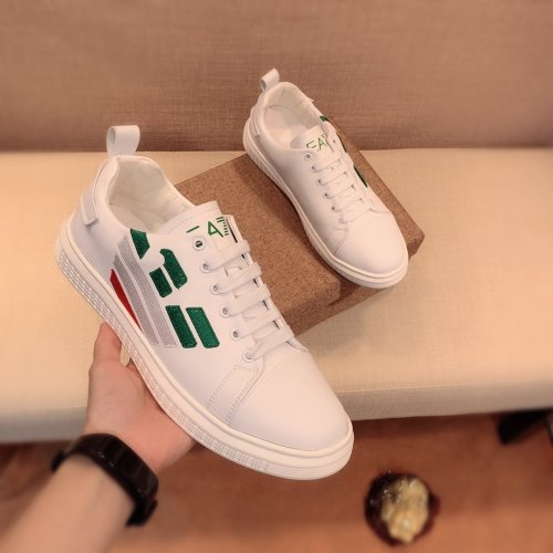 Armani Men Shoes Sneakers Fashion Design Luxury Brand Design