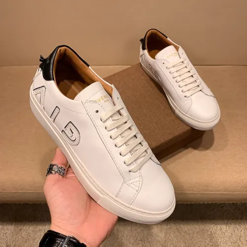 Givenchy Men Shoes Fashion Type Luxury Brand GIVENCHY SNEAKERS IN LEATHER WITH LATEX BAND with Original Box