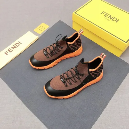 Fendi Mens Shoes Fashion Sneakers Luxury Brand Casual Shoes for Men with Original Box