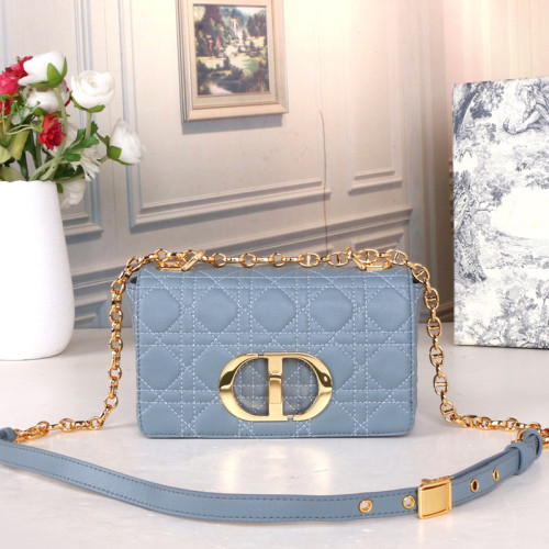 Dior Womens Bags Crossbody Bag Luxury Brand SMALL DIOR CARO BAG Cannage Calfskin with Original Box