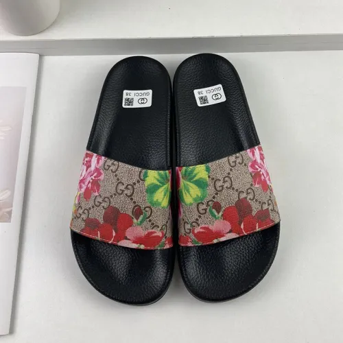 Gucci Mens Shoes Sandals Slides Slippers Luxury Brand Thick Sole Design with Original Box