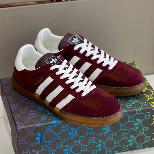 Gucci Adidas Gazelle Mens Shoes Sneakers Luxury Brand Men's GG sneaker with Original Box