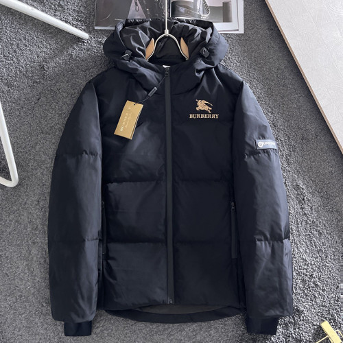 Burberry Design Mens Womens Winter Windprood Down Jackets Keep Warm 90% White Duck Down