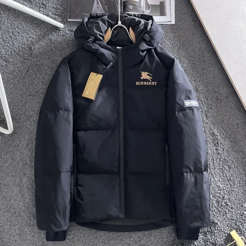 Burberry Design Mens Womens Winter Windprood Down Jackets Keep Warm 90% White Duck Down