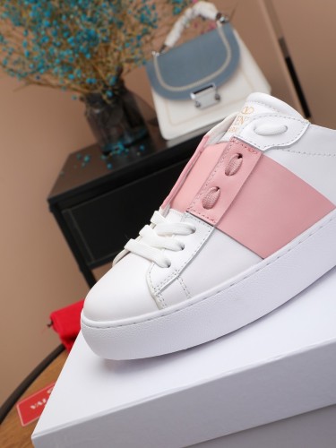 Valentino Womens Shoes Fashion Design Luxury Brand OPEN SNEAKER WITH VLTN PRINT with Original Box WY0S0830BLUA01