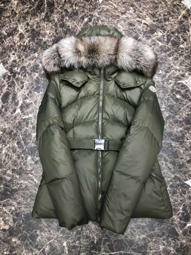 Moncler Design Womens Winter Windprood Down Jackets Keep Warm 90% White Duck Down Slim Design