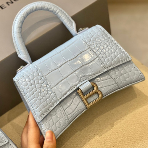 Balenciaga Womens Bags HOURGLASS XS S TOP HANDLE BAG with Original Box