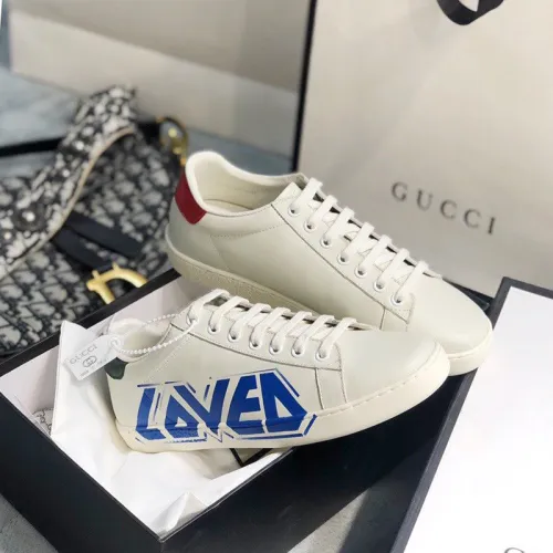 Gucci Womens Shoes Fashion Sneakers Lace-Up Luxury Brand Women's Ace Embroidered Sneaker with Original Box