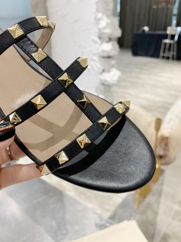Valentino Women Shoes Mule Flip Flop Sandals ROMAN STUD SLIDE SANDAL IN QUILTED NAPPA with Original Box Luxury Brand