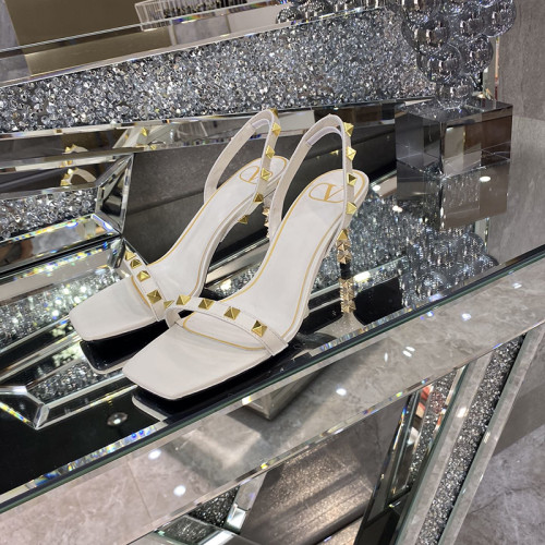 Valentino Womens Shoes Rockstud Sandals 6.5cm