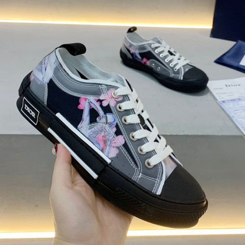 Dior Men Shoes Sneakers Casual Luxury Brand B23 Low-Top Sneaker with Original Box