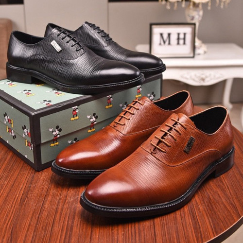 Gucci Mens Shoes Leather Design Luxury Brand Business Dress Shoes for Men with Original Box