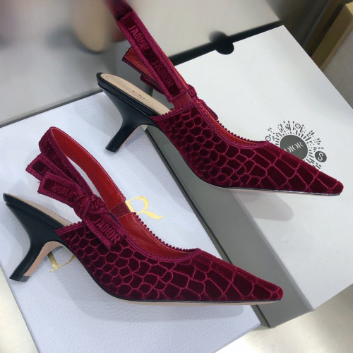 Dior Womens Shoes Sandals Fashion Pumps Luxury Brand D-Doll Quake Oblique J'ADIOR PUMP with Original Box