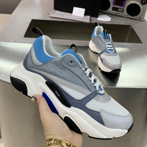 Dior Mens Shoes Sneakers Luxury Brand Breathable Design B22 SNEAKER with Original Box