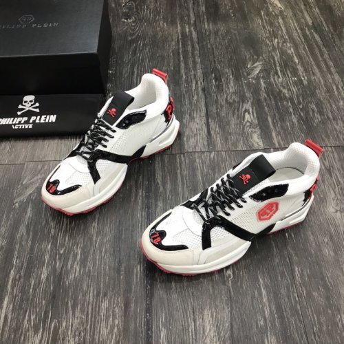 Philipp Plein Men Shoes Low Top Sneaker Fashion Design Luxury Brand