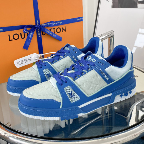 Louis Vuitton Men Shoes Fashion Sneakers Design Luxury Brand LV TRAINER SNEAKER with Original Box 1A9JI9