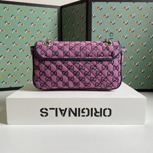 Gucci Womens Bags Shoulder Messenger Bag Luxury Brand Small GG Marmont bag with Original Box