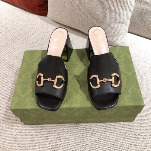 Gucci Women Shoes Women's Sandal with Horsebit 655412 BKO00 1000