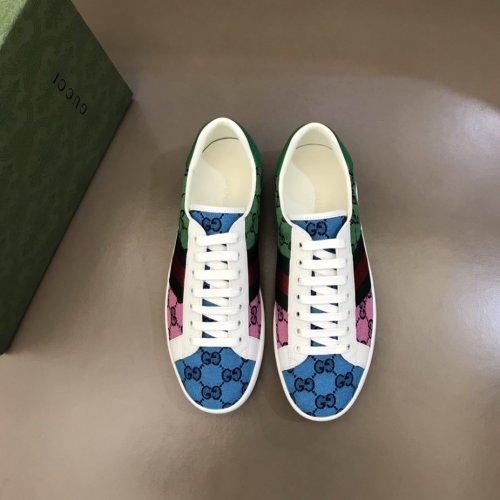 Gucci Womens Shoes Fashion Sneakers Lace-Up Luxury Brand Women's Ace Embroidered Sneaker with Original Box