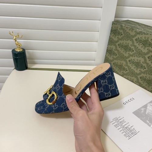 Gucci Womens Shoes Sandals Casual Design Luxury Brand Classic Leather Women's slide sandal with Horsebit with Original Box