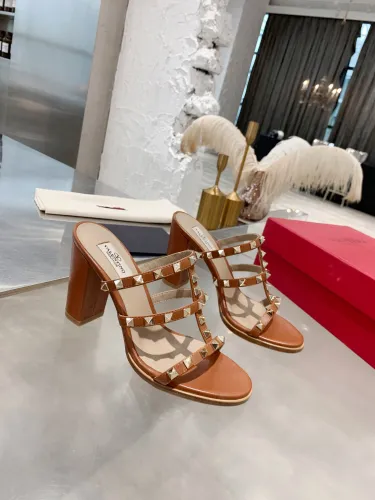 Valentino Women Shoes Mule Flip Flop Sandals ROMAN STUD SLIDE SANDAL IN QUILTED NAPPA with Original Box Luxury Brand