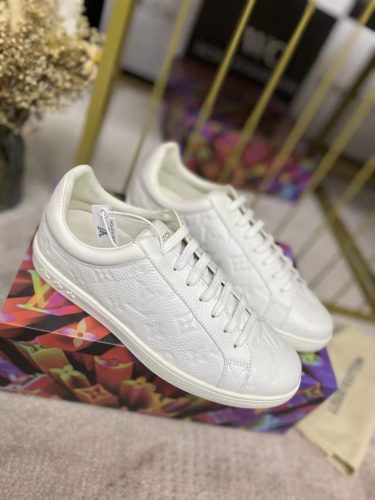 Louis Vuitton Men Shoes Fashion Sneakers LUXEMBOURG SNEAKER 1A90OR Monogram Luxury Brand with Original Box