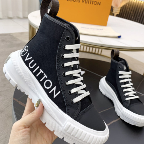 Louis Vuitton Womens Shoes Fashion Boots Luxury Brand LV SQUAD SNEAKER BOOT with Original Box 1A96F3