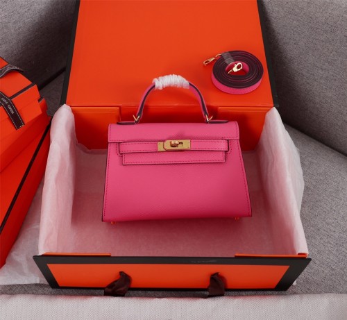 Hermes Womens Bags Handbags Luxury Brand Fashion Hermès Kelly Mini Kelly Second Generation Totes