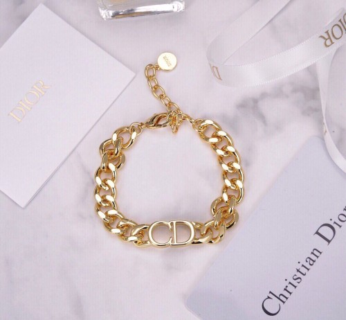 Dior Luxury Womens Necklace Choker PETIT CD CHOKER NECKLACE Gold-Finish Metal with Original Box N1296PTCMT_D300